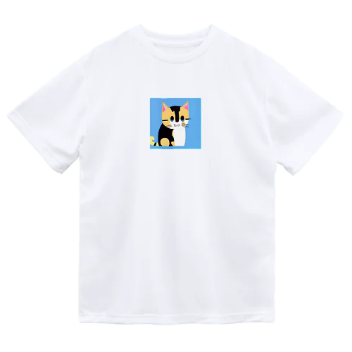 三毛猫のミケ子 Dry T-Shirt