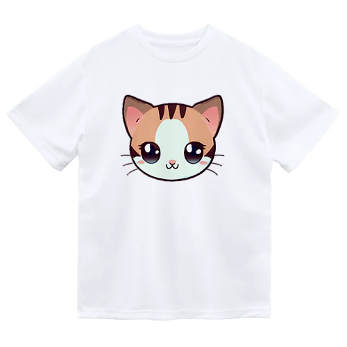 目を輝かせている猫 Dry T-Shirt