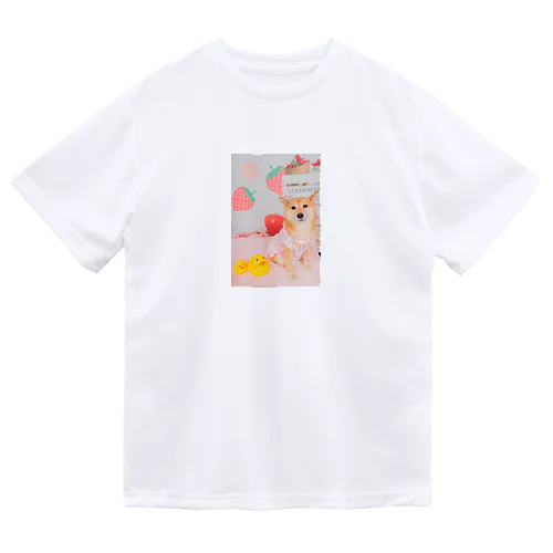 柴犬 ピンクのお部屋 Dry T-Shirt