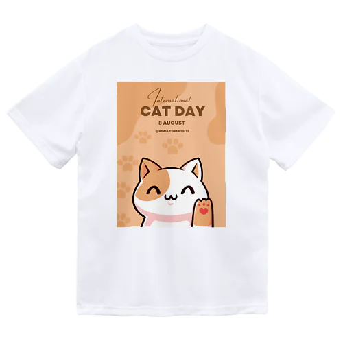 猫ってなんかいい ドライTシャツ