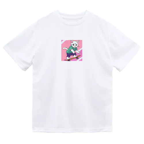 スケボー猫ちゃん2 Dry T-Shirt