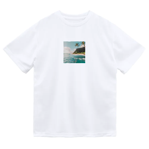 南国の海イラストグッズ Dry T-Shirt