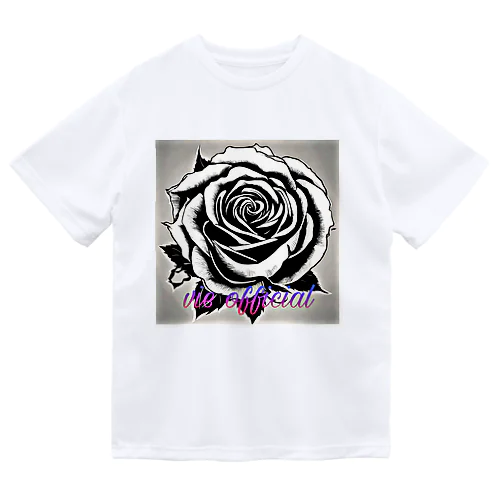 BLACK_rose ドライTシャツ