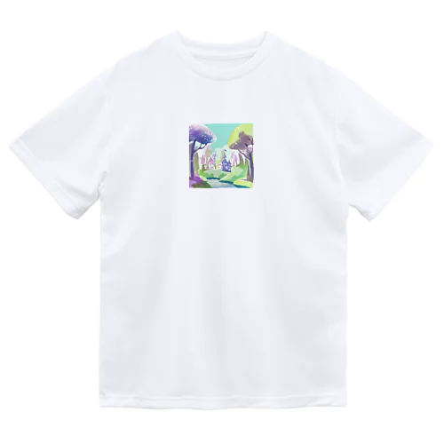 森のイラストグッズ Dry T-Shirt