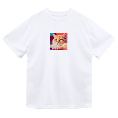 写真で一言にゃん Dry T-Shirt