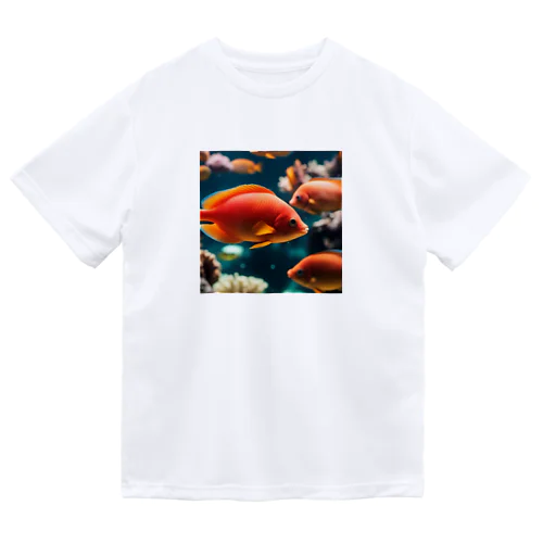 珊瑚の楽園、美魚群グッズ Dry T-Shirt