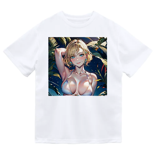 金髪美少女グッズ ドライTシャツ