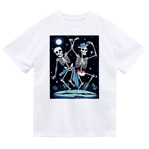 ハロウィンスケルトンダンス03 Dry T-Shirt