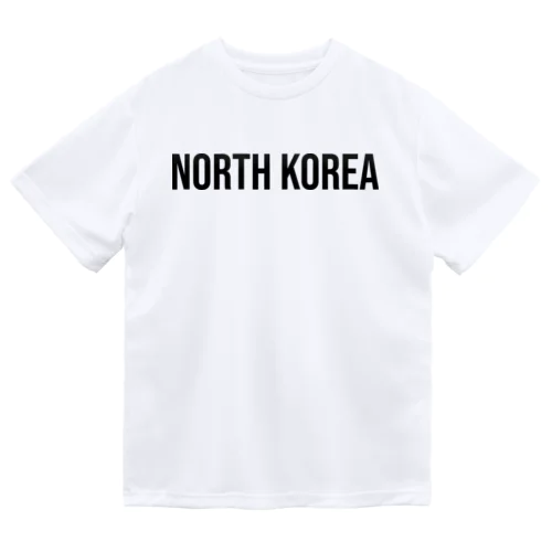 北朝鮮 ロゴブラック ドライTシャツ