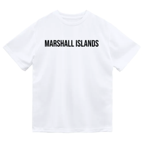 マーシャル諸島 ロゴブラック ドライTシャツ