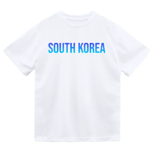 大韓民国 ロゴブルー ドライTシャツ