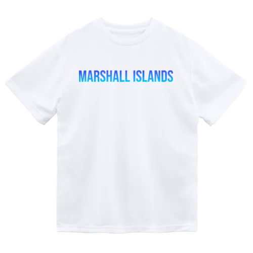 マーシャル諸島 ロゴブルー ドライTシャツ