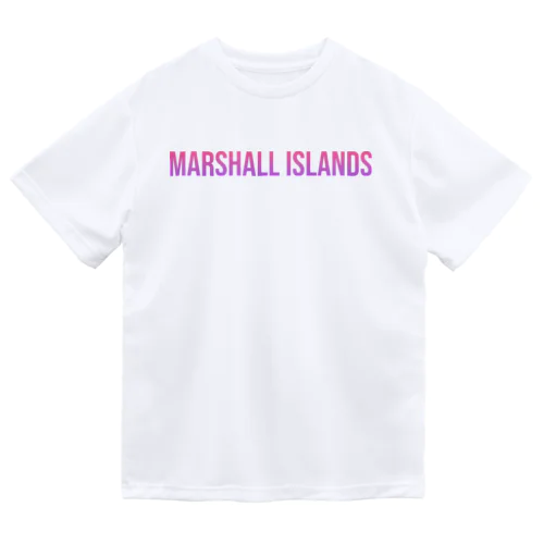 マーシャル諸島 ロゴピンク ドライTシャツ