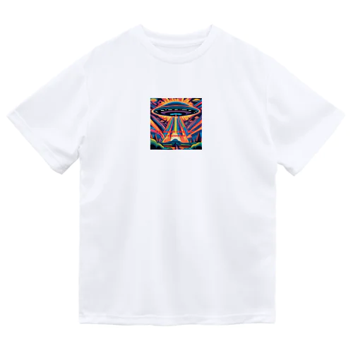 サイケデリック　UFO Encountering the Unknown Dry T-Shirt