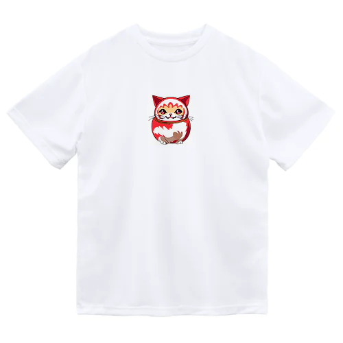 開運ダルマ猫ちゃん Dry T-Shirt