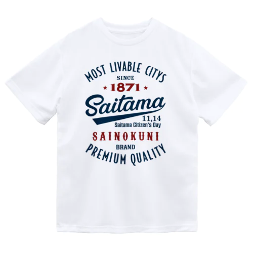 Saitama -Vintage- (淡色Tシャツ専用) ドライTシャツ