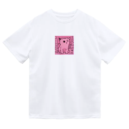 ピンクキャット Dry T-Shirt