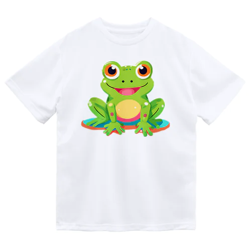 かわいいカエル ドライTシャツ