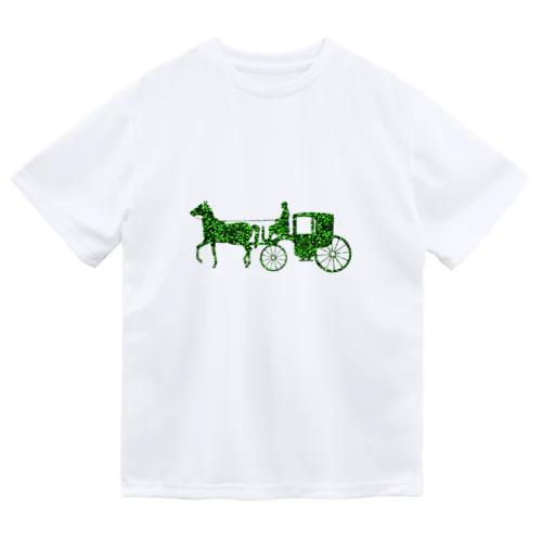 馬車　green Dry T-Shirt