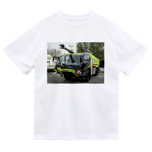 黄色い消防車 ドライTシャツ