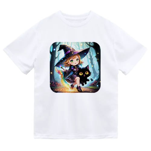 妖精のハロウィンフェス（魔女） ドライTシャツ