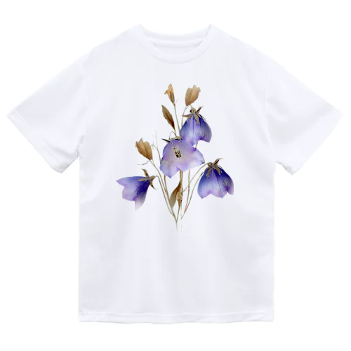 キキョウ Chinese bellflower ドライTシャツ