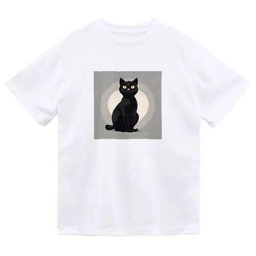 黒猫 Dry T-Shirt