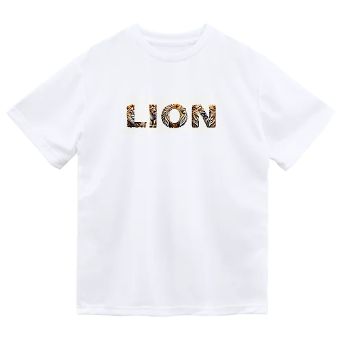 LIONとライオン ドライTシャツ