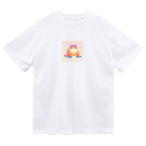 グラデーション猫 Dry T-Shirt