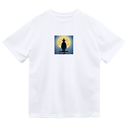 満月と男（ハロウィン用） Dry T-Shirt