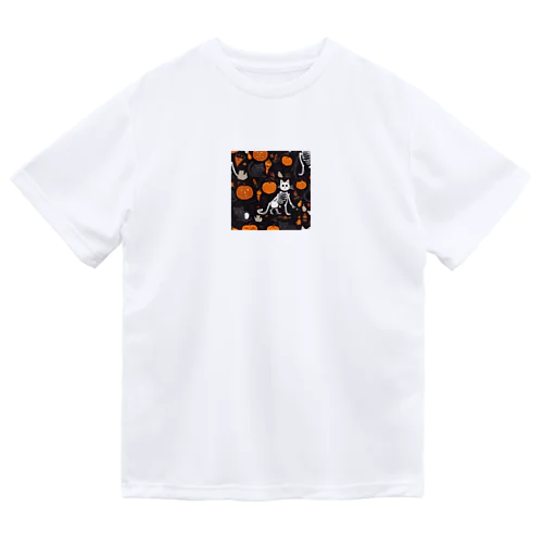 【ハロウィン】スケルトンキャット Dry T-Shirt