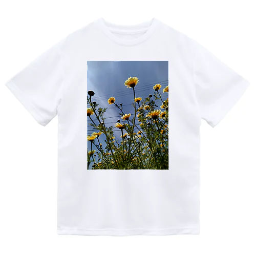黄色い春菊の花 Dry T-Shirt