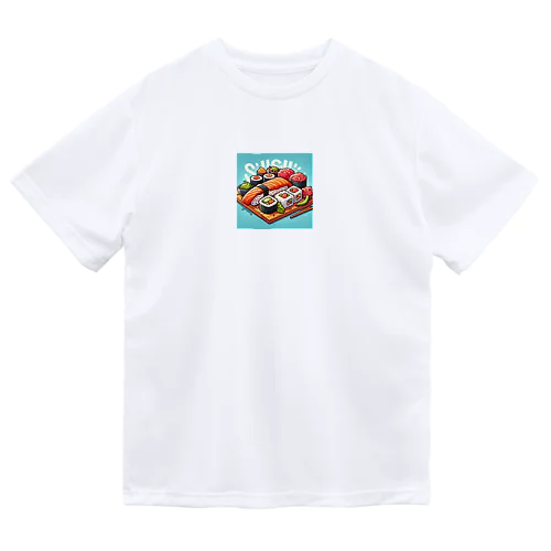 カラフルなユニークな寿司 Dry T-Shirt