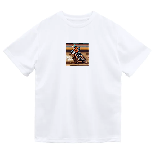 ドット絵モトクロスバイク Dry T-Shirt