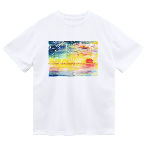 夕焼けスケスケニャメクジ Dry T-Shirt