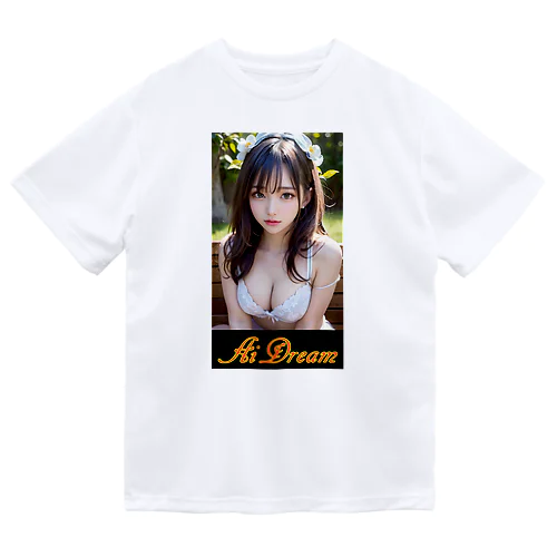 Ai Dream 巨乳アジア人（文字入りバージョン）  ドライTシャツ