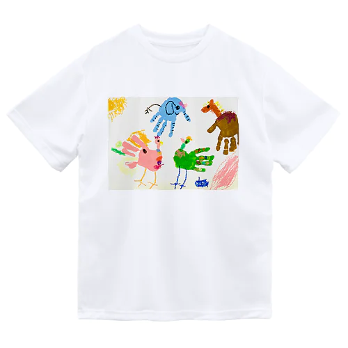 おててのどうぶつえん ドライTシャツ