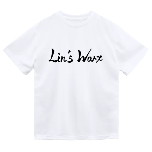 Lin's Worx（黒字_ヨコ） ドライTシャツ