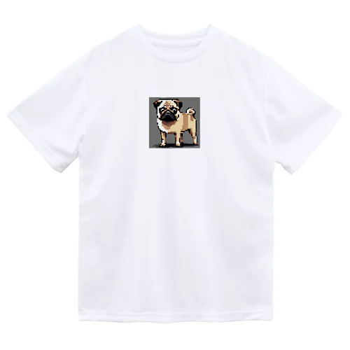 ドット絵　パグ犬 Dry T-Shirt