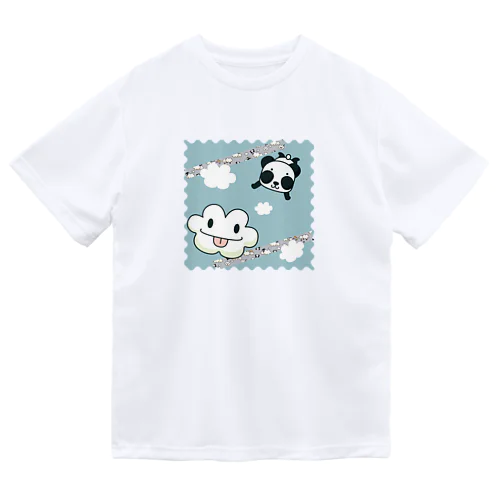 ズレぱんだちゃんとくもちゃん ドライTシャツ