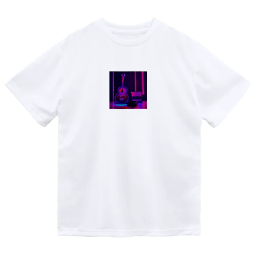 Guitar The Neon ドライTシャツ