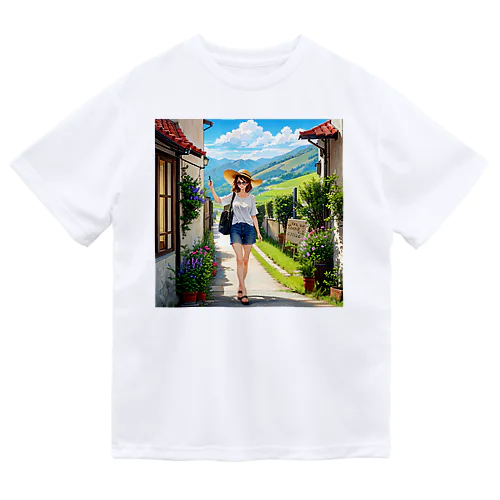 旅する女性 Dry T-Shirt