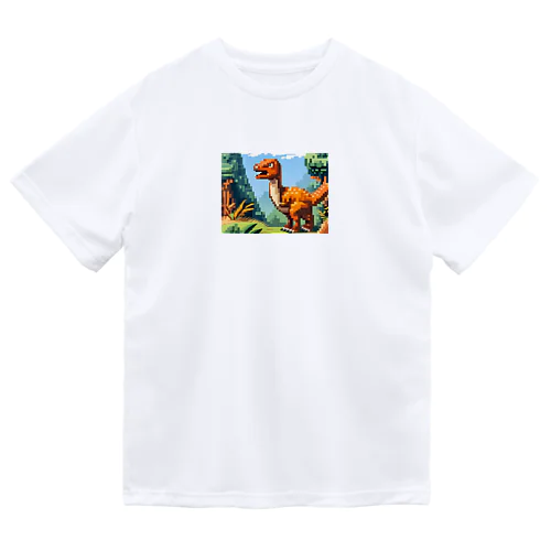 恐竜㊾　オヴィラプトル  ドライTシャツ