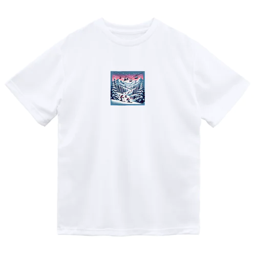 雪の楽園 ドライTシャツ