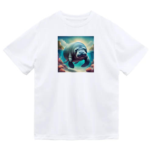 マナティの海 Dry T-Shirt