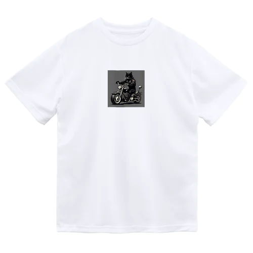 ワイルド黒猫 Dry T-Shirt