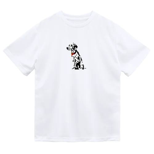 ピクセルアートダルメシアン　2 ドライTシャツ