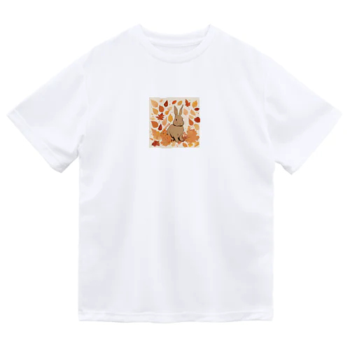 紅葉とうさぎ🐰 Dry T-Shirt