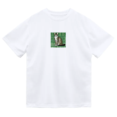 ドット絵のオリエンタルショートヘア Dry T-Shirt