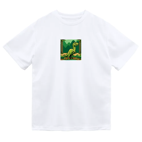 ドット絵コンプソグナトゥス ドライTシャツ